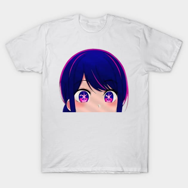 Oshi No Ko Peeker T-Shirt by Hentai-heaven